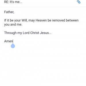 RE: It's me...